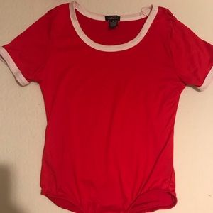Red Bodysuit Tee